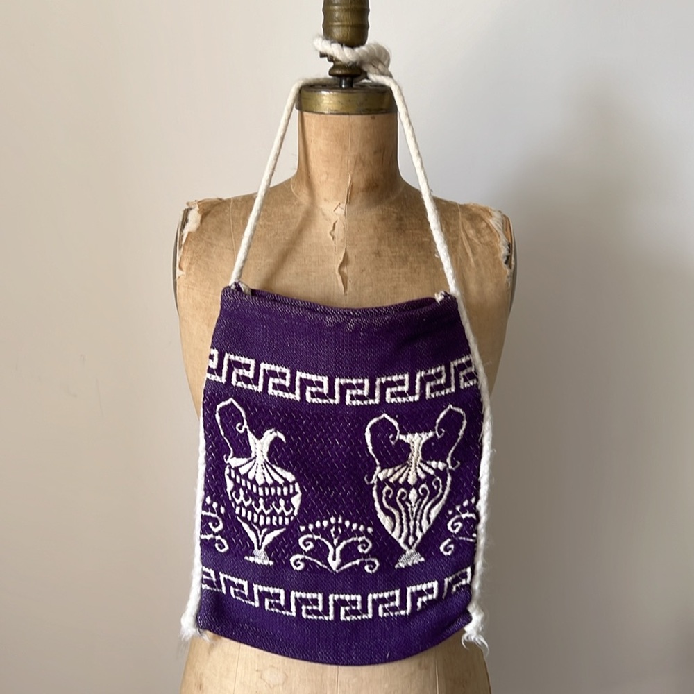 Vintage 1970’s Bohemian Greek Wool Purse
